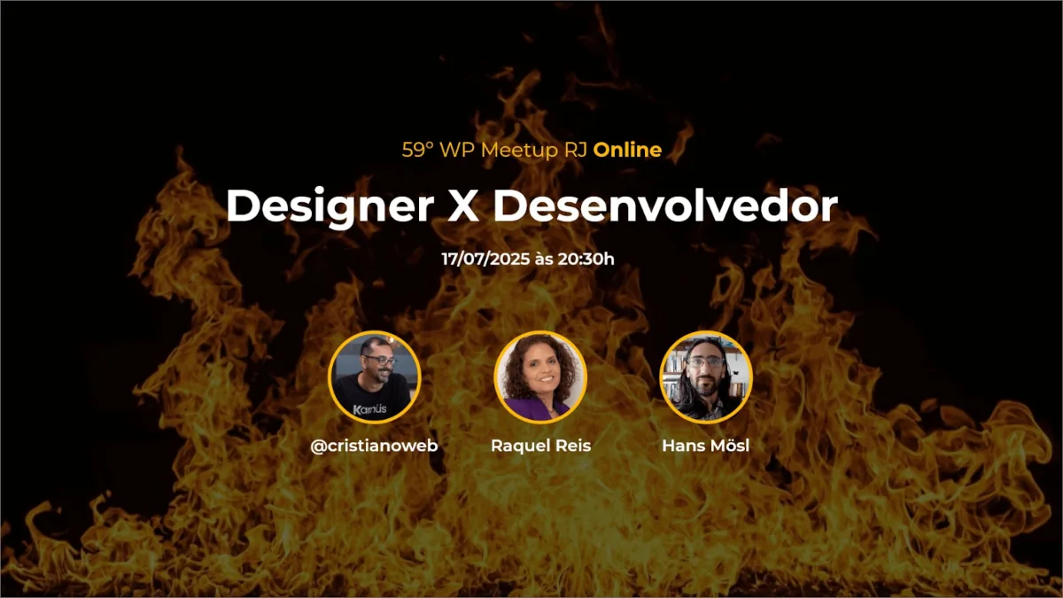 59º WP Meetup RJ | Designer X Desenvolvedor